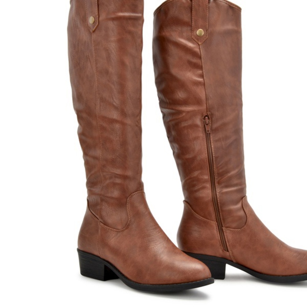 🔥 2/$25 Sociology Masie cognac riding boots
